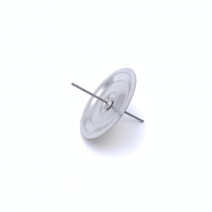 Držači metalni za svijeću - Srebrni (8,2cm)
