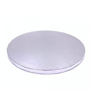 Podloga / Pladanj za torte i kolače (cakeboard) 40x1cm (srebreni)