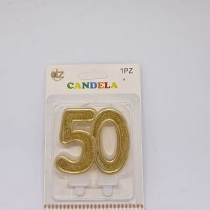 Svjećica za tortu broj 50