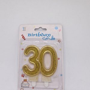 Svjećica za tortu broj 30