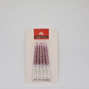 Svjećice za tortu roze 10kom