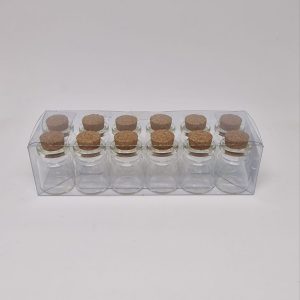 Staklena bočica šur čep 12/1  2,2x3cm