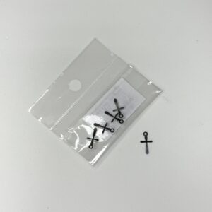 METALNI PRIVJESAK- KRIŽ (ČELIK/INOX)  5kom