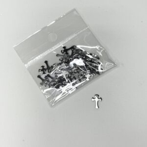 METALNI PRIVJESAK- KRIŽ (ČELIK/INOX) cca50kom