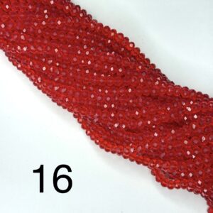 STAKLENE PERLICE  (Češki kristal - Bohemijsko staklo) 6mm