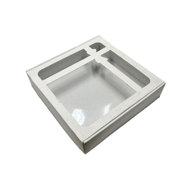 Kartonska kutija s prozorom 33.5x32.5x7cm - N48AB - Bijela